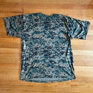 Vintage 90s Tee-Swing Digital-Camo Shirt 2XL Military Army Single Stitch